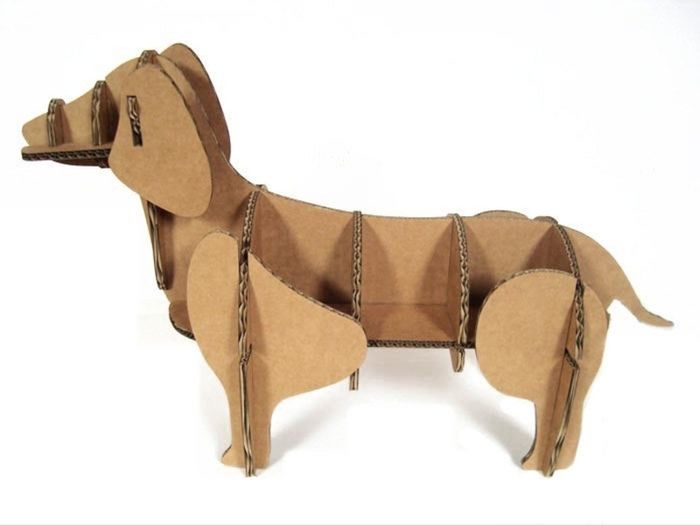 Brand new cardboard shelf - dog shelf