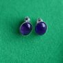 Vintage Amethyst Earrings Image 2