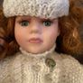 5 porcelain dolls with extra clothing perfect condition Image 7