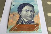 Venezuela Banknote 2 Bolivares