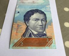 Venezuela Banknote 2 Bolivares
