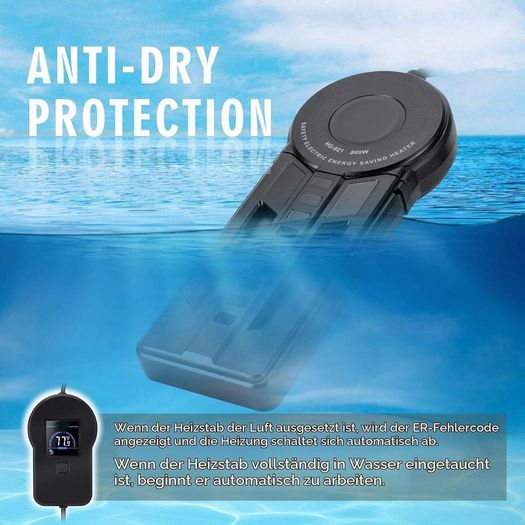 Aquarium Heater 500W 800W Digital LED Temperature Controller Fish Tank Heater