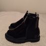 River Island Black Patent Chelsea Boots Image 5