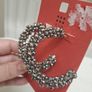 Large decorated hoop earrings Image 5