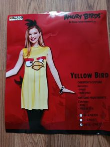Angry Birds Yellow Bird Costume (Age 14-16)