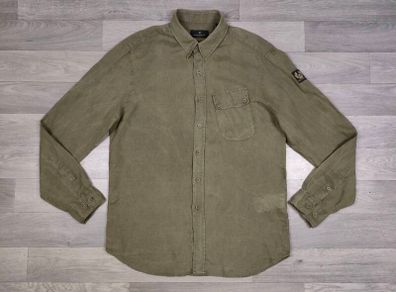 Belstaff Pure Linen Shirt Mens Large