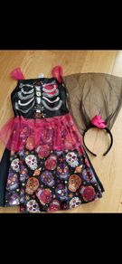 Day of the dead Girl halloween dress