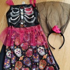 Day of the dead Girl halloween dress