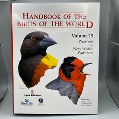 Handbook of the Birds of the World Vol 15 del Hoyo HC Lynx Edicions Ornithology