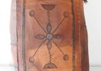 Vintage retro mortician ethnic pouffe