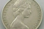 Australia, Elizabeth II, 20 Cents, coin 1967.