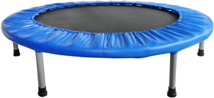 NEW SALE | Indoor Fitness Trampoline, Foldable, 102cm, Black and Blue