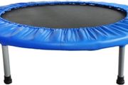 NEW SALE | Indoor Fitness Trampoline, Foldable, 102cm, Black and Blue