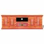 TV Cabinet Solid Mango Wood Pink Hand Painted Image 4
