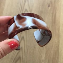 Vintage acrylic cuff bracelet