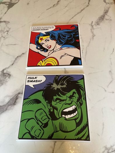 Wonder Woman & The Hulk Canvas Pictures