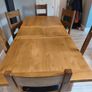 Canadian maple extendable dinning table and 6 chairs Image 6
