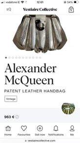 Authentic Alexander McQueen Elvie Handbag RARE