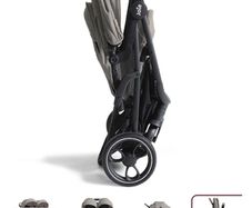 Joie Estrella Double Pram / Stroller Maple Colour