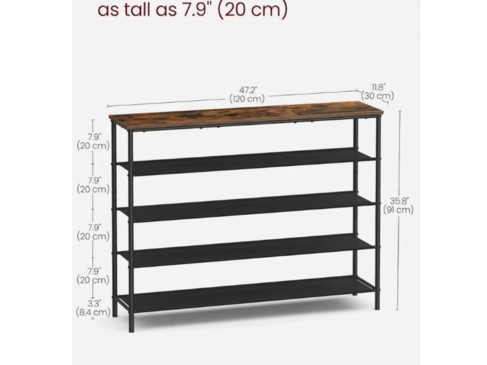 New Big VASAGLE Shoe Rack/ Bench /Shelf