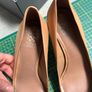 Vince Camuto ladies nude leather shoes size 41 Image 3