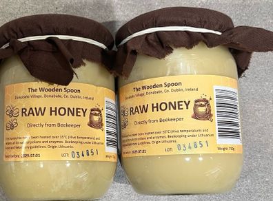 Organic Natural raw honey 750 g directly from beekeeper