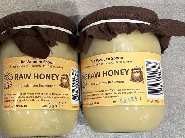 Organic Natural raw honey 750 g directly from beekeeper