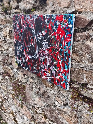 CONTROLLED FOLLY  Original Acrylic Painting | They Fight for the Future #57