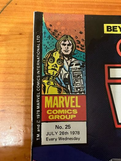 Comic: 'Star Wars Weekly' no. 25 / 1978