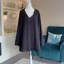 Glamorous Ladies Black Tunic Top with sequins from Michele Hope Image 6