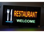 Led Restaurant Sign