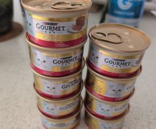 Cat food Gourmet gold with beef