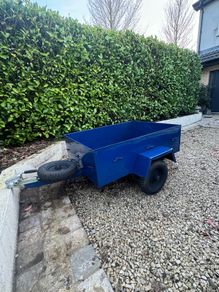 Garden Steel Box Style Trailer For Sale