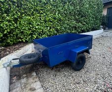 Garden Steel Box Style Trailer For Sale