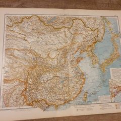Map of Asia from 1915.