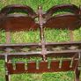 Antique Rustic Wooden Shelf for Spices and Spoons , Pots Image 4