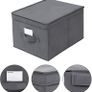 _Folding Storage Box with Lid, 40 x 30 x 25 cm, Pack of 3 Image 5