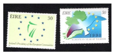 1990 Ireland Ireland's Presidency of the European Communities & European Year of Tourism Commemorative Stamps Mint Never Hinged (MNH)