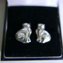 Vintage Sterling Silver 925  Earrings 2,13g Image 9
