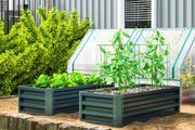 Set of 2 Steel Raised Planter Boxes