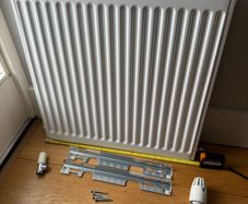 Radiator and valves