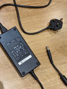 Dell 180W charger, 7.4x5.0 centerpin