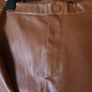 Zara  Faux Leather Trousers. S . L -.14.  New- No Tag. Image 4