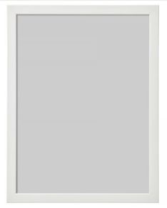 4 white Frames 30cmx40cm