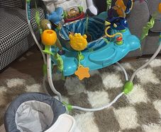jumperoo and baby chair