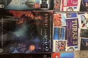 Turas 3 textbook and workbook, extra Irish grammar book. Fire and Ice 1 textbook, and 2 textbook and workbook