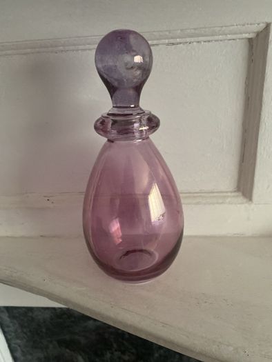 Vintage glass perfume bottle