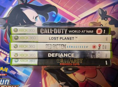 5 Xbox 360 Video Games Bundle