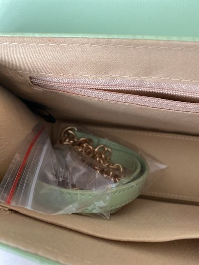 Handbag Green Patent