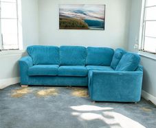 Teal  corner Sofa/sofabed
